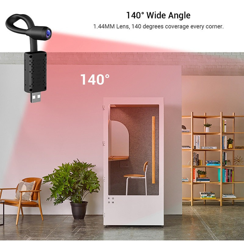 Mini Camera Infravermelho Visão Noturna Wifi Hd 1080p - Imagem 7