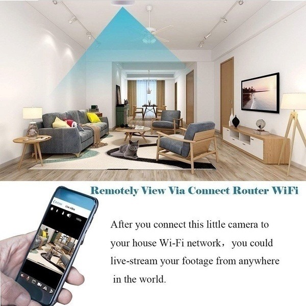 Câmera Ip Wifi 1080p Detecção De Movimento De Visão Noturna - Imagem 8