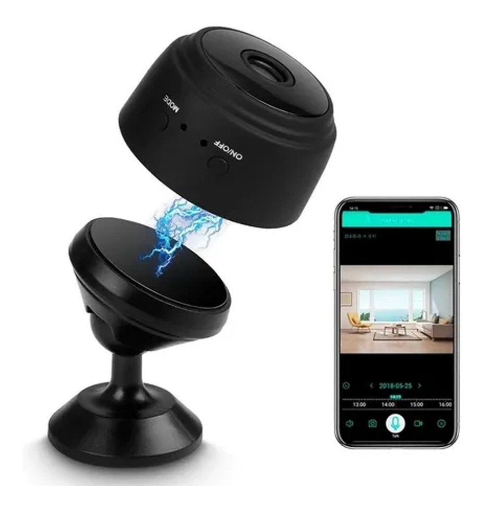 Mini Câmera Espiã Hd Detecta Movimento Micr