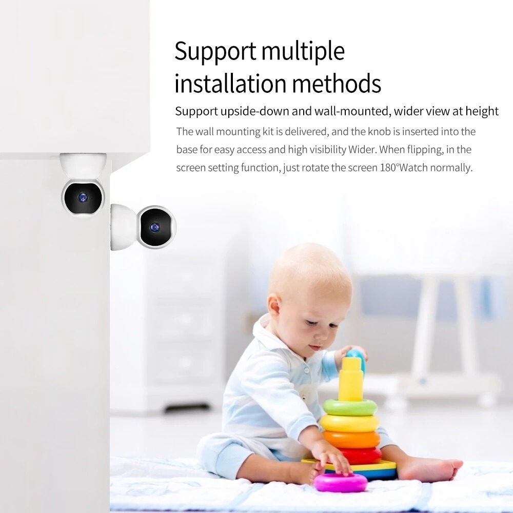 Câmera De Vigilância 1080p Ip Smart Camera Wifi Camcorder - Imagem 7