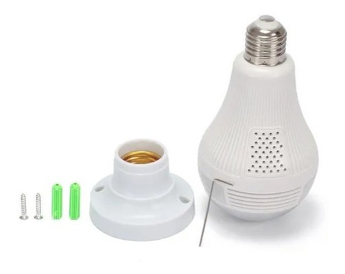 Lâmpada Espiã De Câmera Ip Icsee Icsee 360° Hd Wifi - Imagem 6