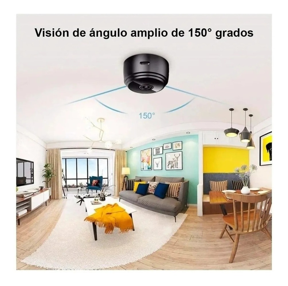 Mini Câmera Espiã Visão Noturna Hd Detecta Movimento Micr - Imagem 10