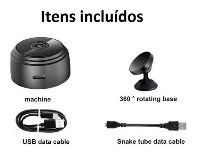 Câmera De Visão Noturna Infravermelha A9 Camera Hd 1080p - Imagem 2