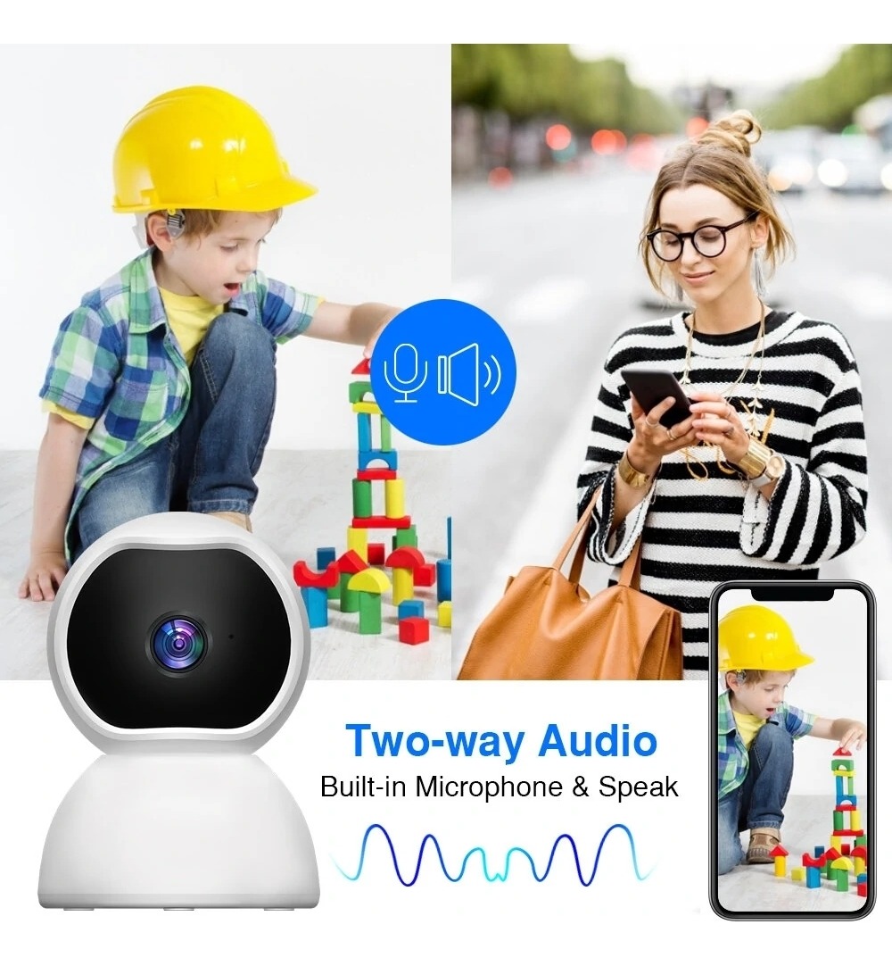Câmera De Vigilância 1080p Ip Smart Camera Wifi Camcorder - Imagem 6