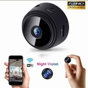 Mini Micro Câmera Monitoramento Espia Segurança Hd Wireless