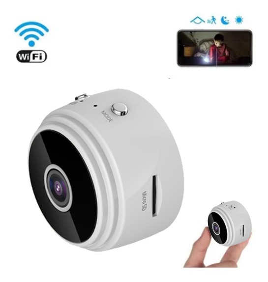 Câmera Espiã Visão Noturna Hd Detecta Movimento Mini