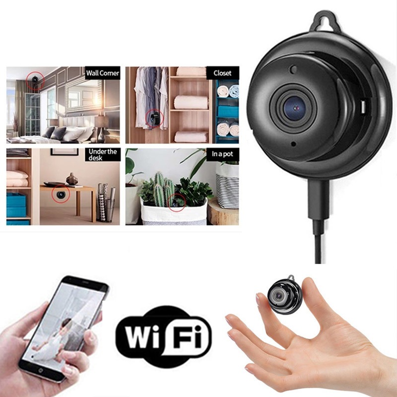 Mini Hd 1080p Camera Segurança Wifi Ip Camera Visão Noturna