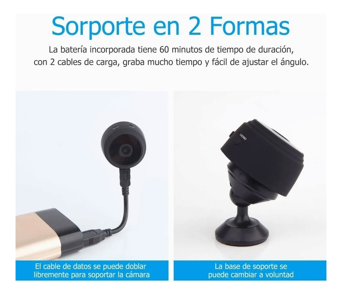Mini Câmeras De Segurança Wifi 1080p Hd Sem Fio - Imagem 4