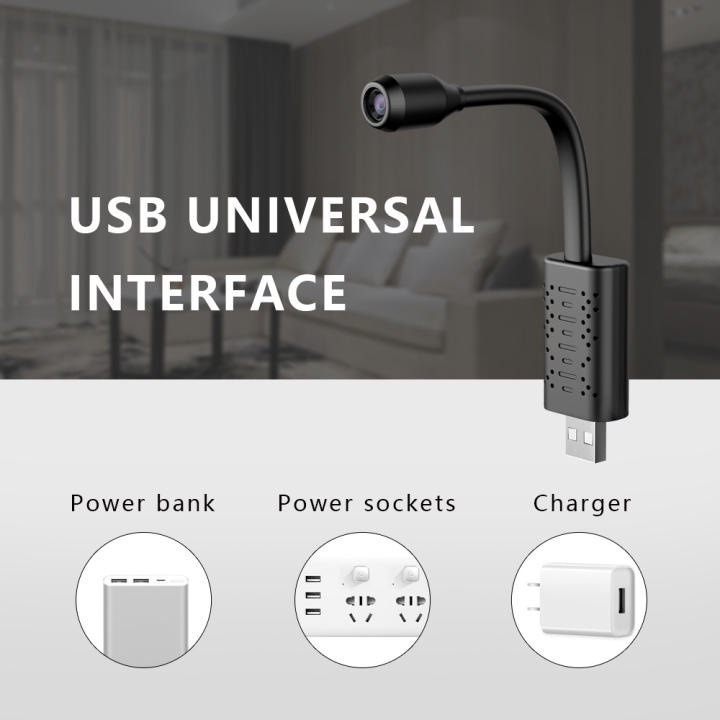 Mini Usb Micro Camera Ip Espiã Wifi Full Hd Super Secreta - Imagem 3