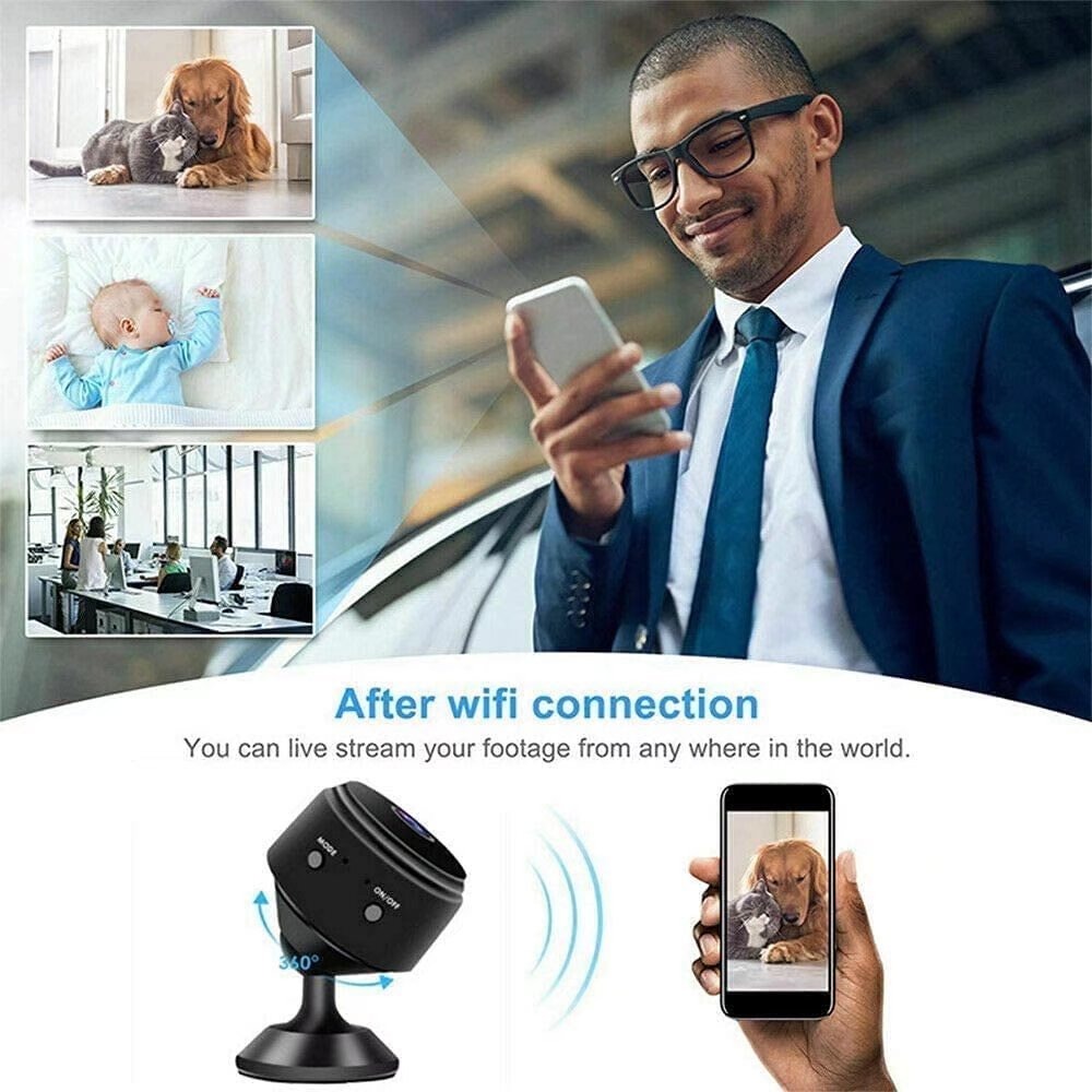 Mini Câmera Espiã Wifi Sem Fio,câmera Vigilância Para Carro - Imagem 9