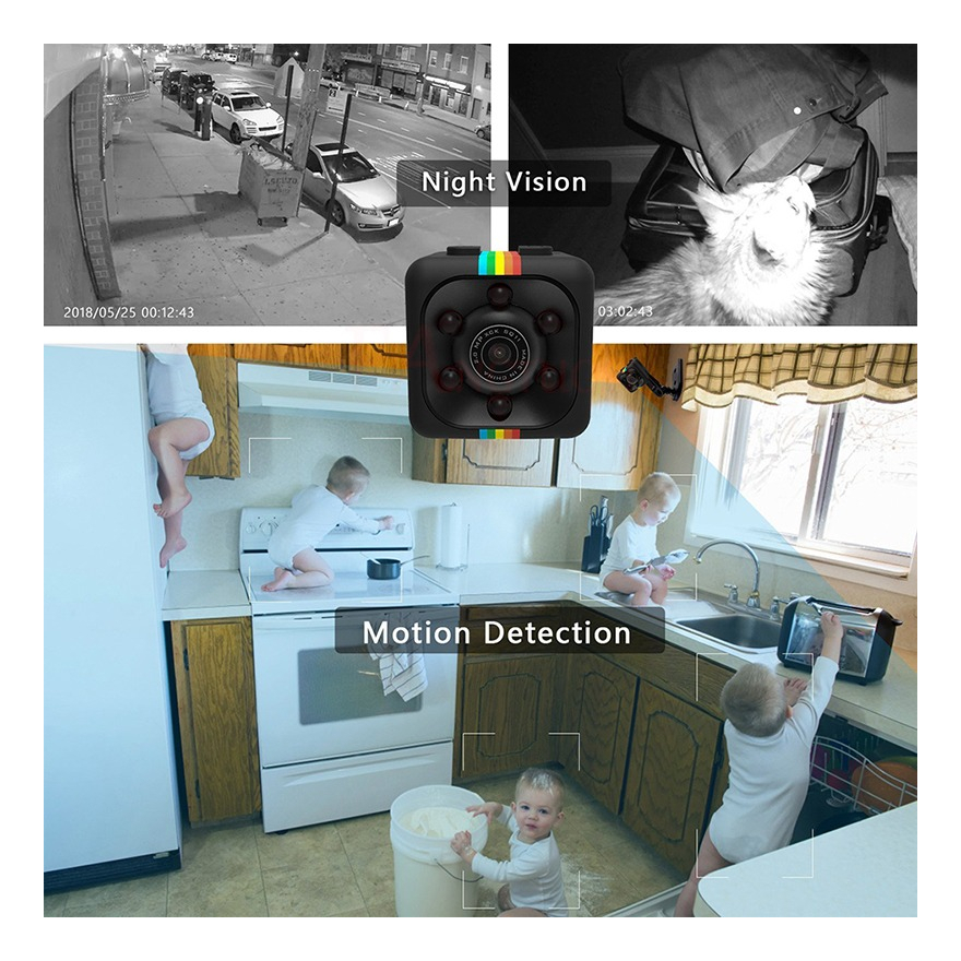 Mini Câmera Hd 1080p Com Sensor De Visão Noturna - Imagem 8