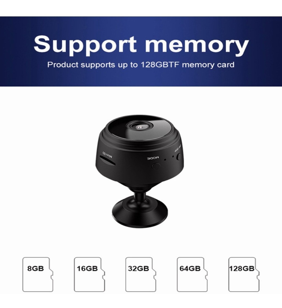 Mini Câmeras De Segurança Wifi 1080p Hd Sem Fio Escondidas - Imagem 5