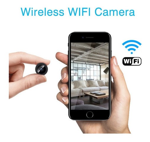 Mini Câmera Espiã A9 Wifi Monitoramento E Segurança