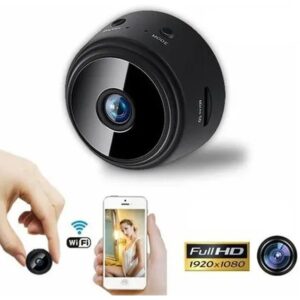 Mini Câmera De Vigilância Wifi Magnética Usb Angulo 150graus