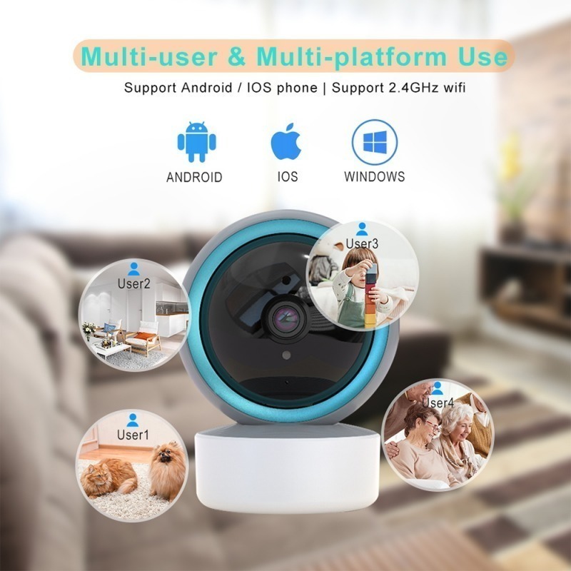 Tuya 5g 360°camera De Seguranca Micro Camera Espia Gato Voz - Imagem 5