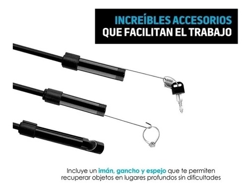 Câmera Endoscópio Usb 1 Metro Led Para Android - Imagem 7