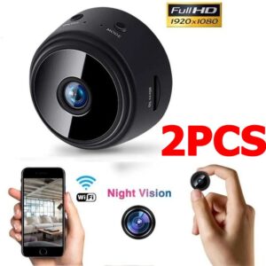 2pcs Espia Segurança Hd Wireless Mini Micro Camera