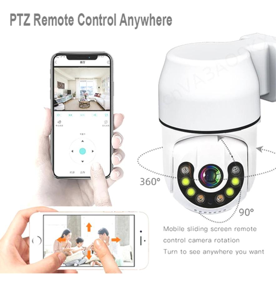 Câmera De Tomada De Parede Wifi 360° 1080p Câmeras De Vigilâ - Imagem 6