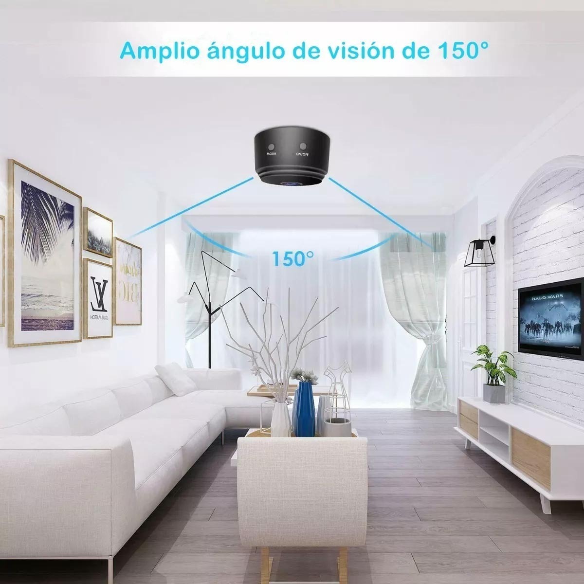 Mini Câmera 1080p Hd Wifi Ip Câmera Doméstica De Vigilância - Imagem 4