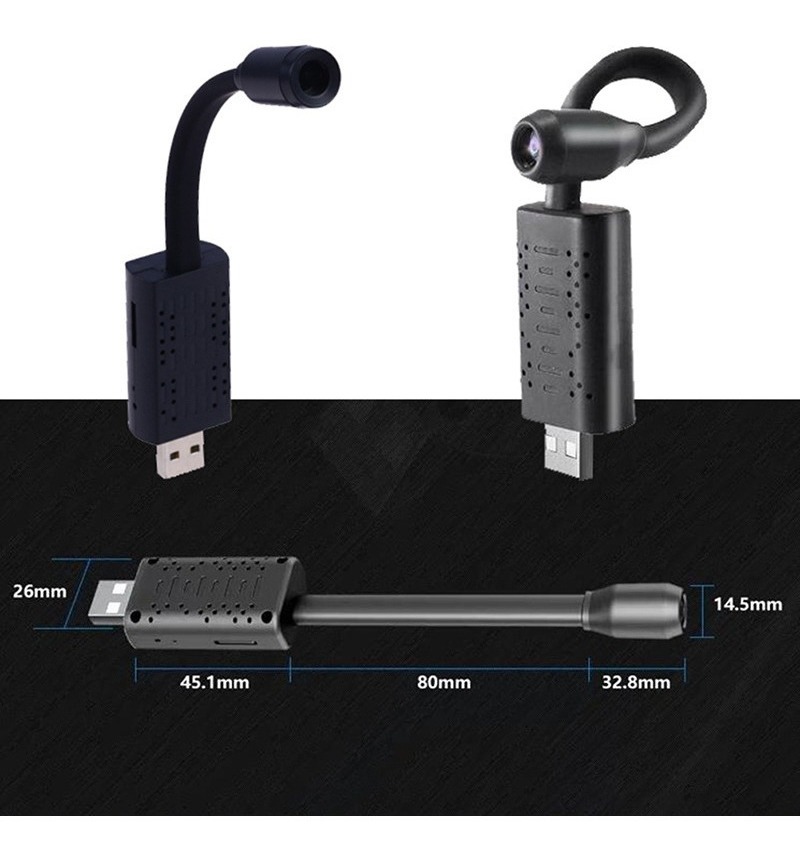 Mini Usb Micro Camera Ip Espiã Wifi Full Hd Super Secreta - Imagem 2