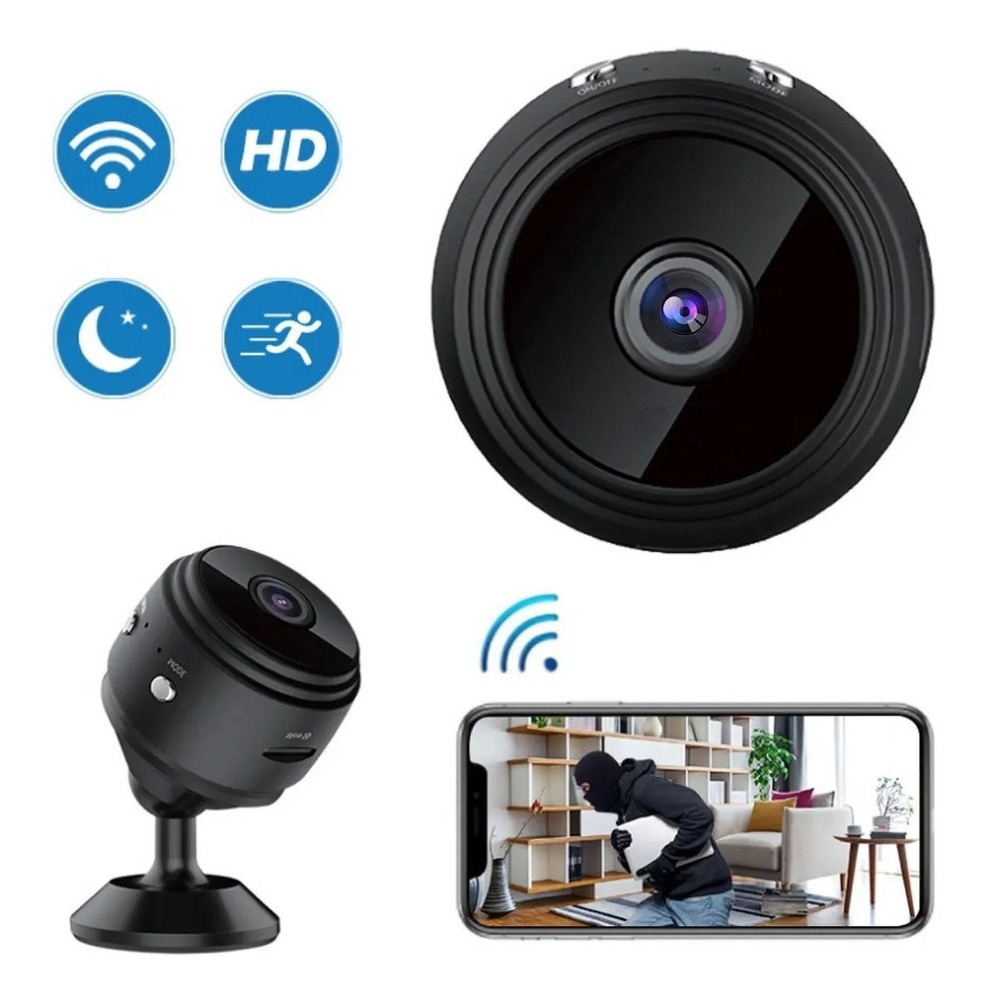 Mini Wifi Camera Hd 1080p Nanny Câmeras Escondidas