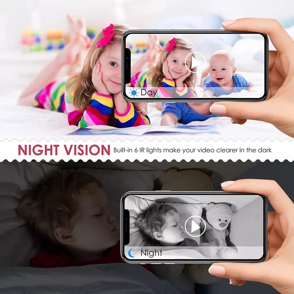 Mini Câmera 1080p Hd Wifi Ip Câmera Doméstica De Vigilância - Imagem 7