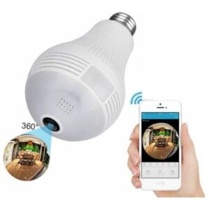 Lâmpada Espiã De Câmera Ip Icsee Icsee 360° Hd Wifi