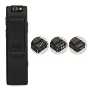 Mini Câmera Digital Hd Lanterna Micro Cam Corpo Magnético