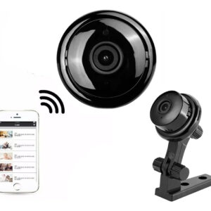 Mini Câmera Espiã Com Infravermelho Wifi Visão Noturna
