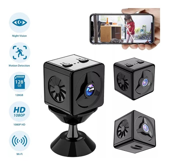 2pcs Câmera Vigilância Hd 4k Smart Wifi Mini Edição Noturna - Imagem 4