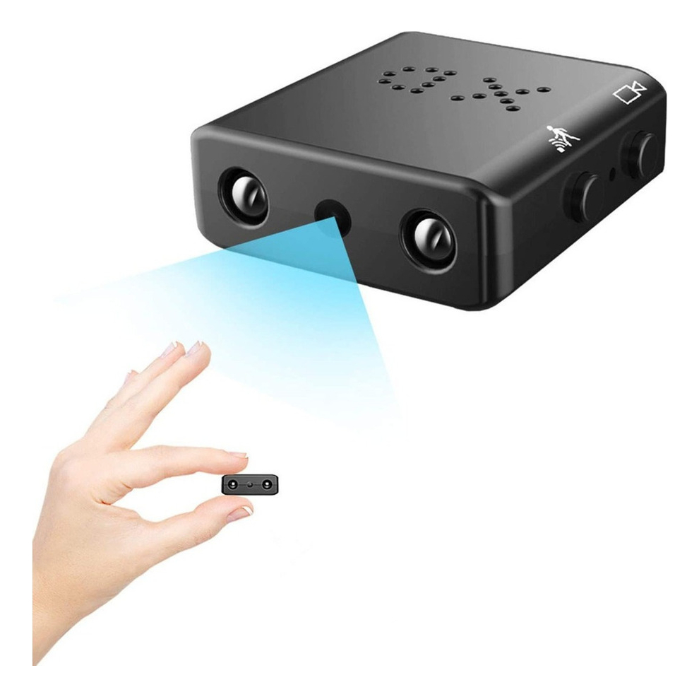 Mini Câmera Espiã Wifi Hd Visão Noturna Detecção De Moviment - Imagem 6