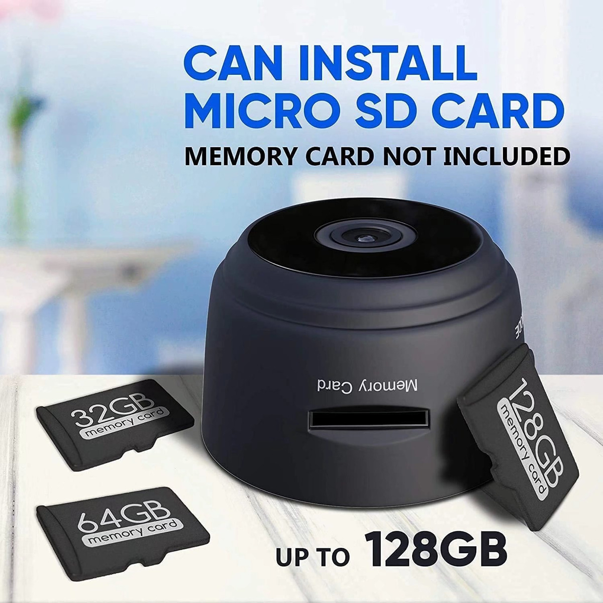 Mini Câmera Espiã Wifi Sem Fio,câmera Vigilância Para Carro - Imagem 4