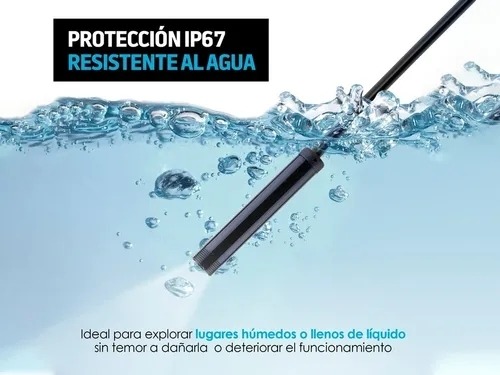 Câmera Endoscópio Usb 1 Metro Led Para Android - Imagem 4