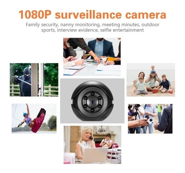 Sq6 Full Hd 1080p Mini Câmera Dv Dvr Câmera De Segurança - Imagem 5