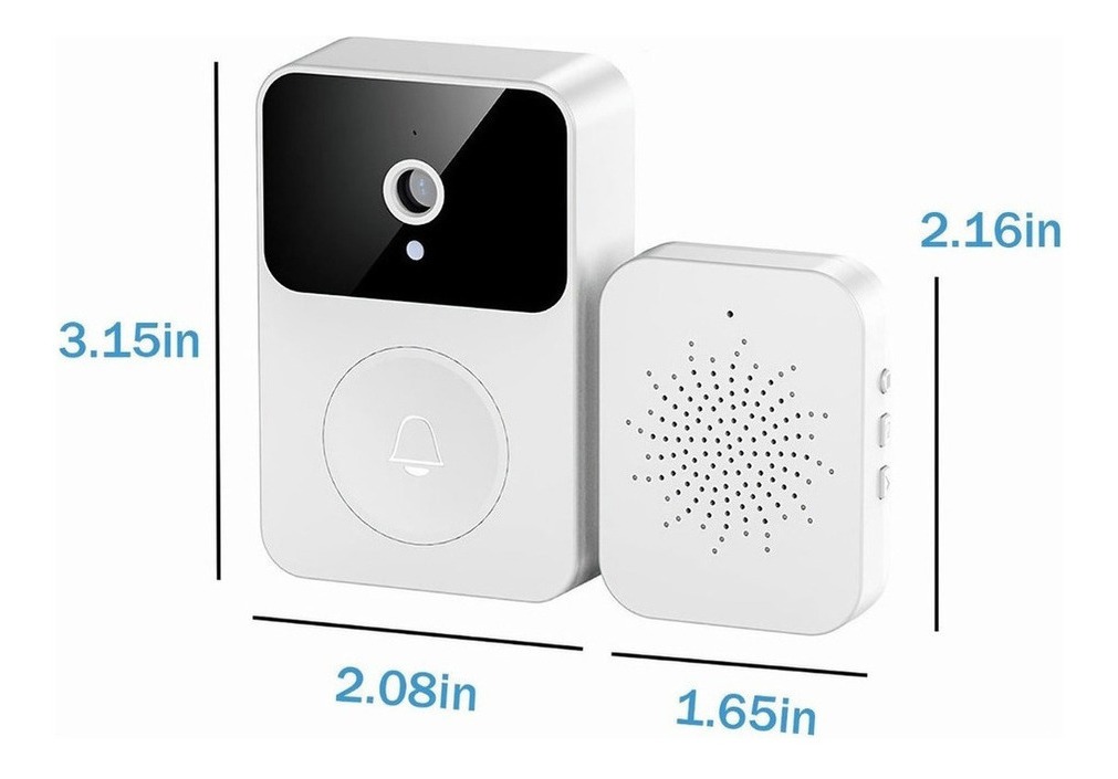 Câmera De Campainha De Vídeo Sem Fio Visual Smart Security - Imagem 7
