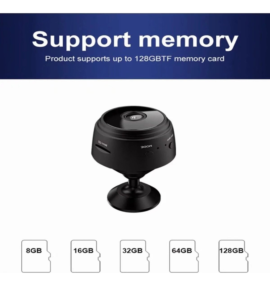 Mini Câmera De Segurança Wifi Externa Micro Espia Tempo Real - Imagem 7