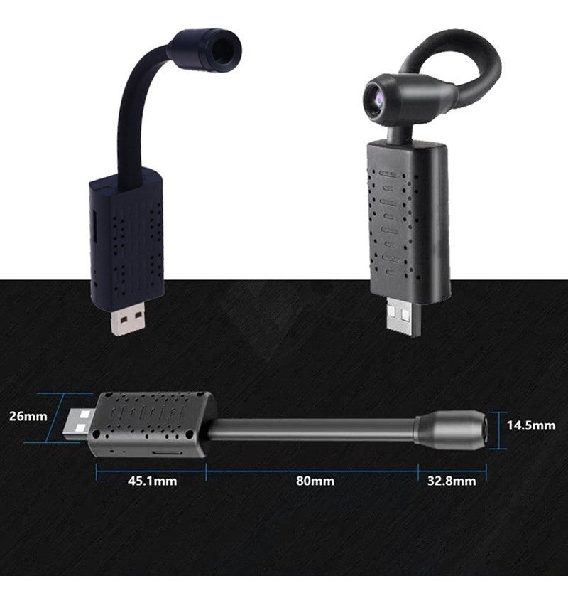 Mini Usb Micro Camera Ip Espiã Wifi Full Hd Super Secreta - Imagem 2