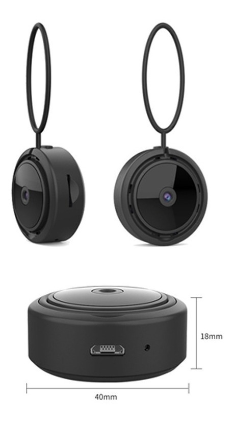 Câmera Electop-mini Wifi Com Visão Noturna, 1080p Ir - Imagem 2