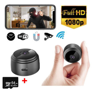 Mini Spy Camera Hd Detecta Movimento Micr +cartão De Memór