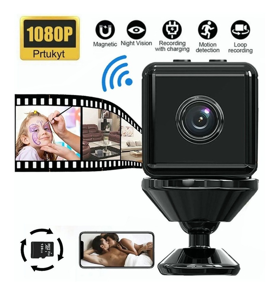 Mini Câmera 1080p Wifi Hd, Câmera De Vídeo De Detecção