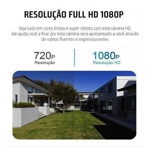 Lazhu Câmera Lampada Espia Câmera Intelbras Câmera Wifi - Imagem 5