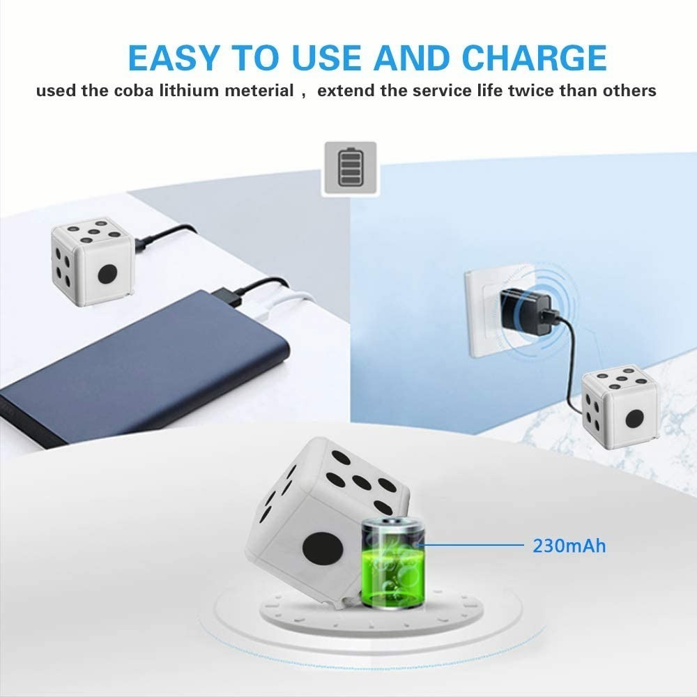 Mini Spy Camera 1080p Câmera De Babá Sem Fio Portátil - Imagem 4