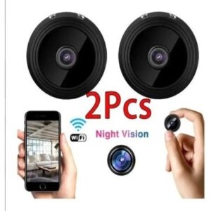 Mini Câmera Espiã Ip Wifi A9 Portátil Magnético 2 Peças