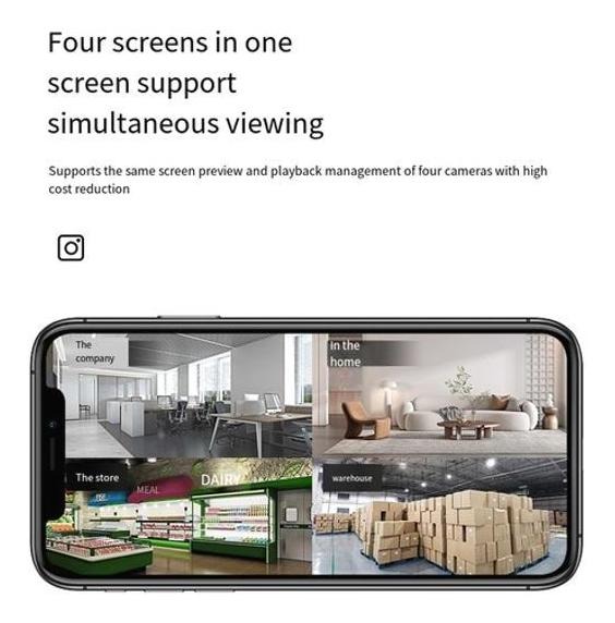 Câmeras De Vigilância Wi-fi Inteligentes Smart Home Mini Câm - Imagem 10