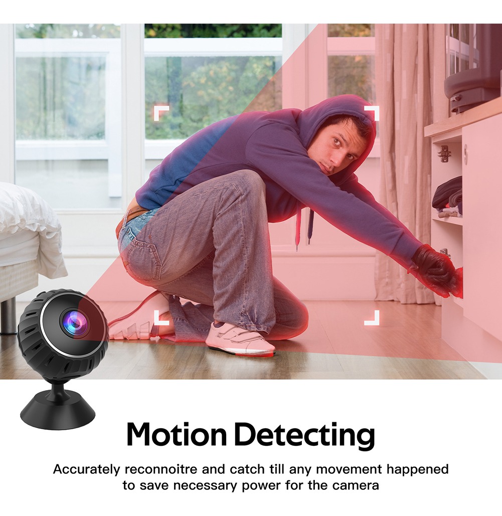 Mini Micro Câmera Monitoramento Espia Segurança Hd Wireless - Imagem 7