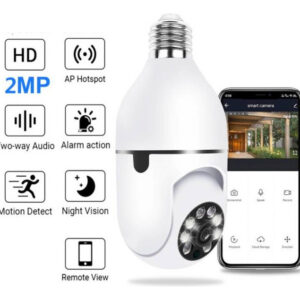 Câmera Vigilância Interna Inteligente Rotativa Full Hd Wifi