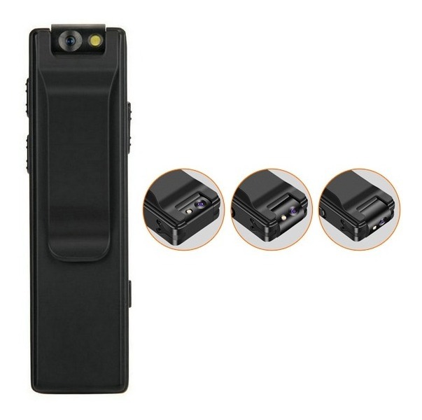 Mini Câmera Digital Hd Lanterna Micro Cam Corpo Magnético