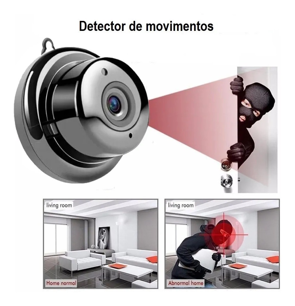 Wifi Cam Mini Micro Câmera Espionagem Visão Noturna Ip 1080p - Imagem 5