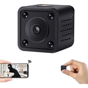 Mini Câmera Espiã Wifi Monitor Remoto Sem Fio Home Security