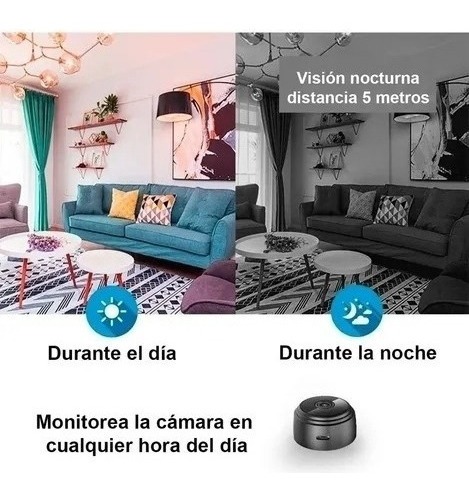 Mini Camera Ip Espiã Wifi A9 Magnética Bateria Portatil - Imagem 8